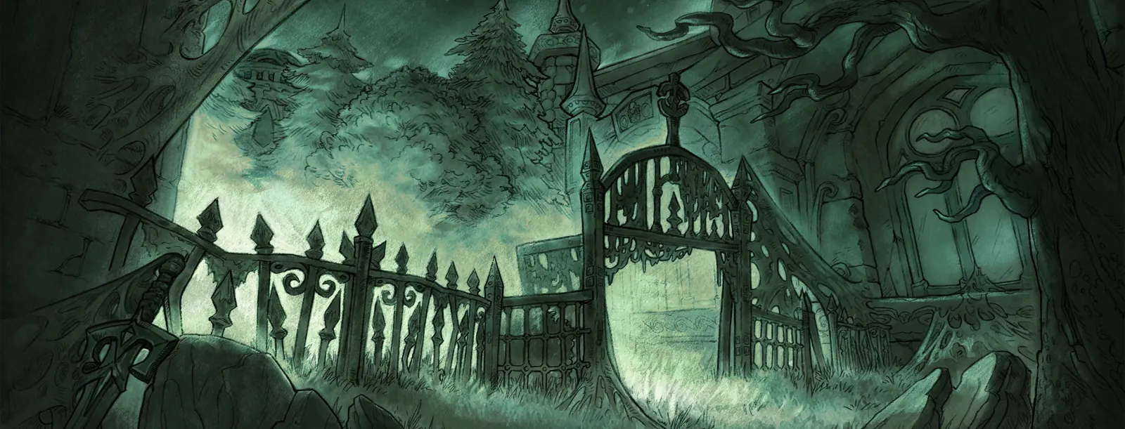 Loading screen of Ruins of Lordaeron (game art)
