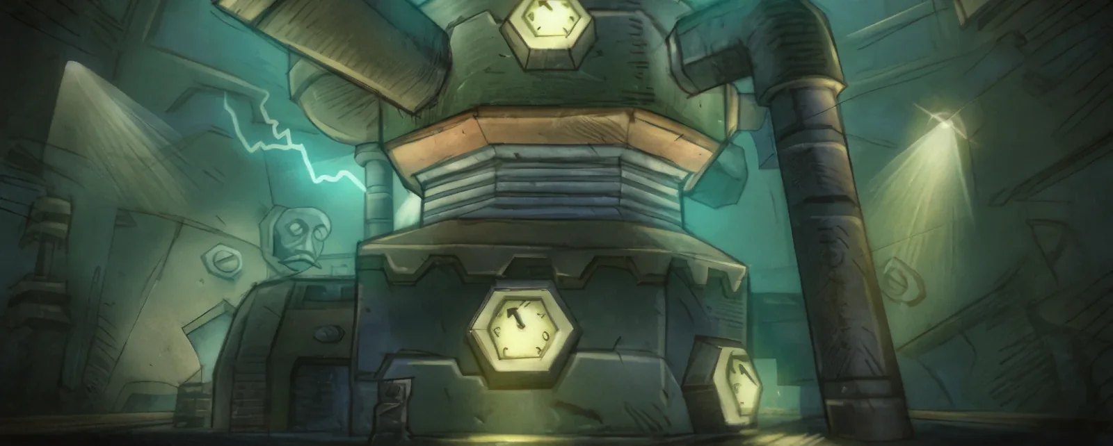 Loading screen of Gnomeregan (game art)