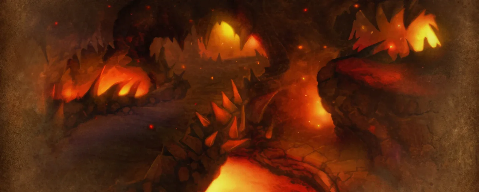 Loading screen of Ragefire Chasm (game art)