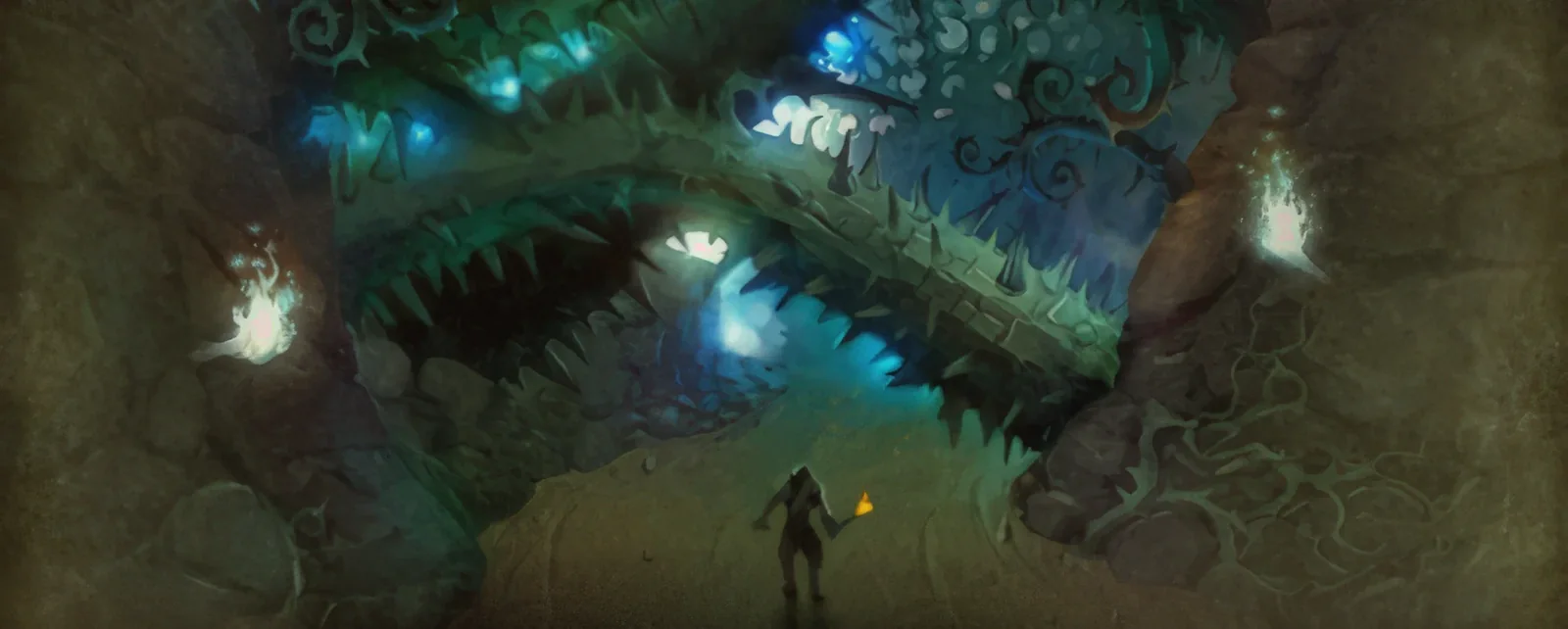 Loading screen of Razorfen Downs (game art)