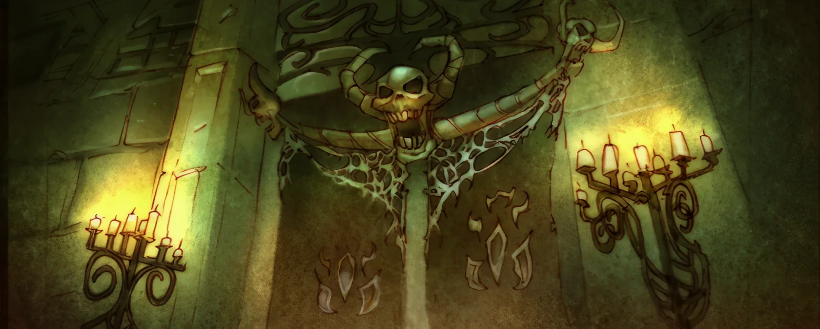 Loading screen of Scholomance (game art)