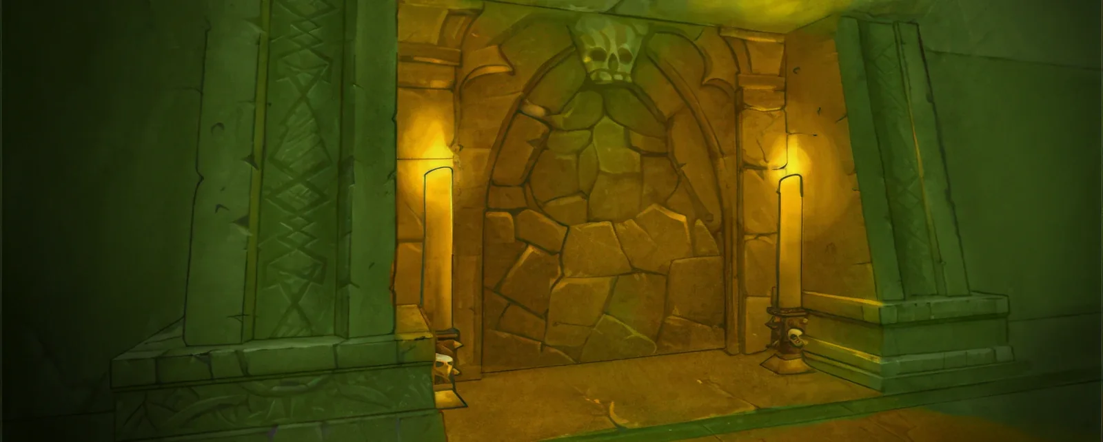 Loading screen of Sunken Temple (game art)